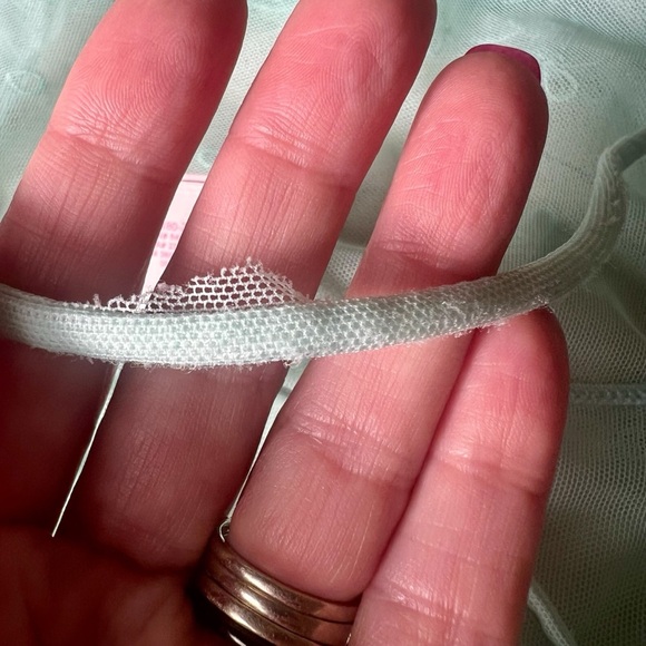 2014 Vintage Victoria's Secret Eyelet Lace Chemise Intimates Sleepwear Size XL - Picture 9 of 9